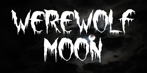 Werewolf Moon font