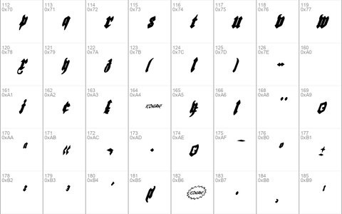 Biergärten Condensed Italic