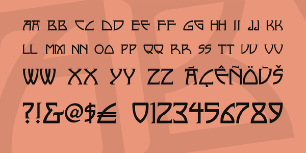 Nickley NF font