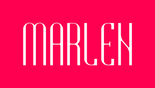 Marlen-Deco font