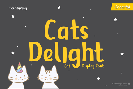 Cats Delight DEMO font