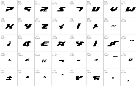 Gyrfalcon Expanded Italic