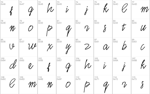 Integral font