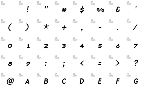 BaseNineSmallCaps Italic