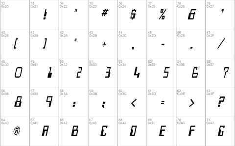 Keys-Condensed Italic