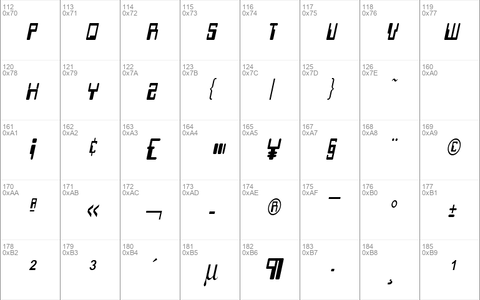 Keys-Condensed Italic
