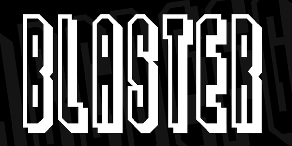 Blaster font