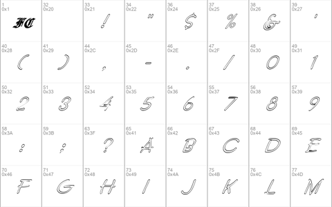 FZ JAZZY 34 HOLLOW ITALIC