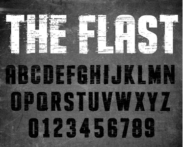 The Flast Demo font