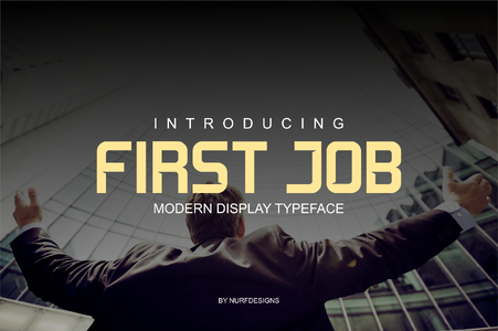 First Job font