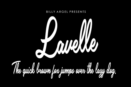 Lavelle Personal Use font