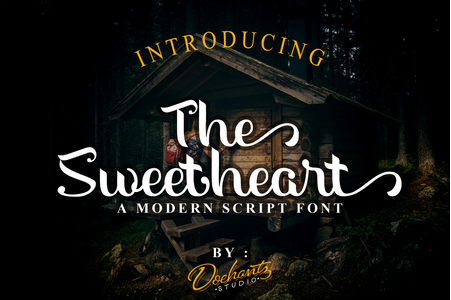 The Sweetheart font