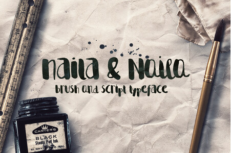 Naila Script Lite font