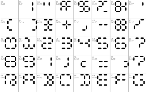 Calculatrix 12 font