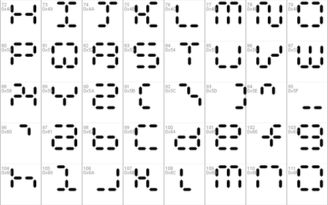 Calculatrix 12 font
