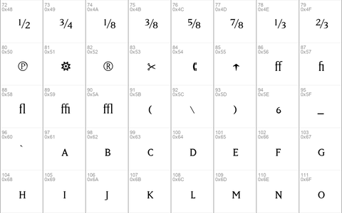 MatrixBookFractions Regular