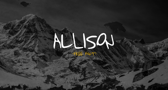 Allison Regular font