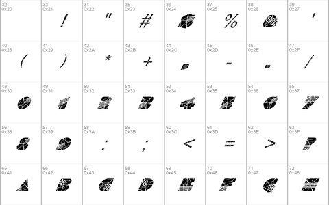 FZ UNIQUE 11 CRACKED ITALIC