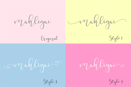 mahligai font