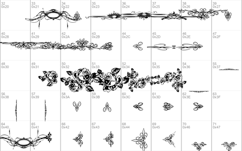 Eutemia Ornaments Regular