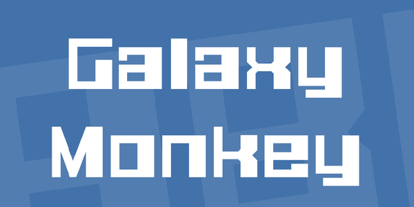 Galaxy Monkey font