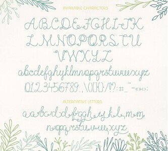 Olesia font