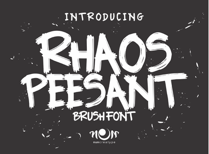 RHAOS PEESANT font