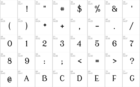 Modern Antiqua Regular