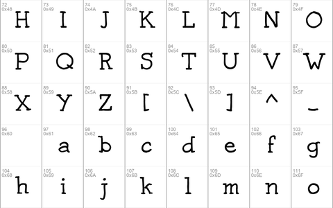 Josschrift Serif Regular