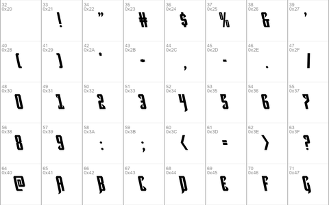 Hawkmoon Leftalic Italic