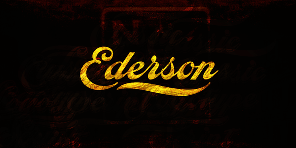 Ederson PERSONAL USE ONLY font