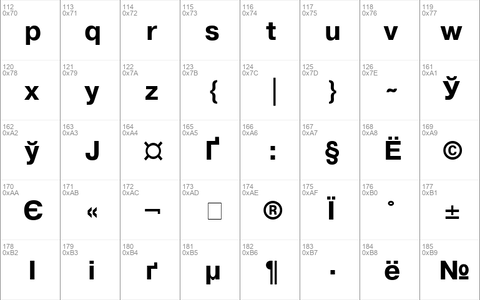 Pragmatica Bold Cyrillic