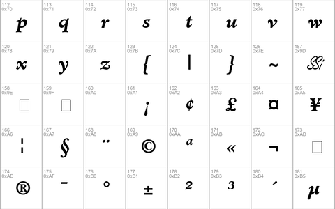 Cleric SSi Bold Italic