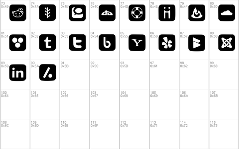 SOCIAL FONT ICONS