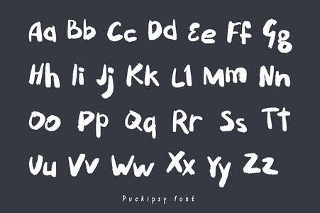 Puckipsy font