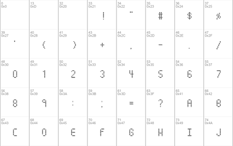 Light Bar Font