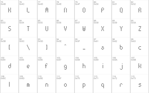 Light Bar Font