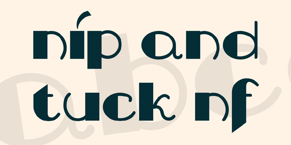 Nip And Tuck NF font