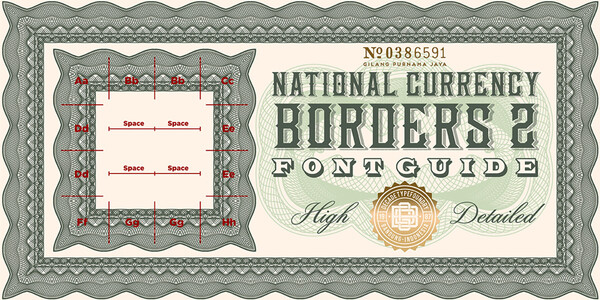 National Currency font