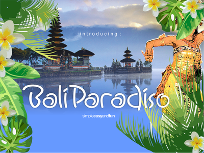 Bali Paradiso  font