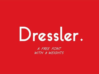 Dressler font