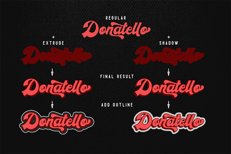 Donatello font