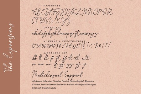 The Expressions font
