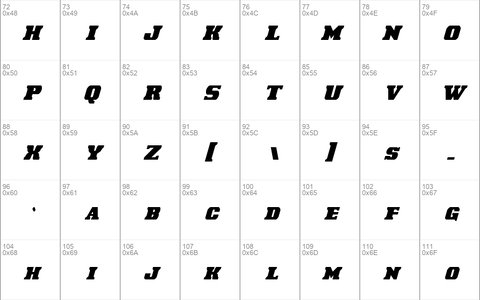 Laredo Trail Condensed Italic