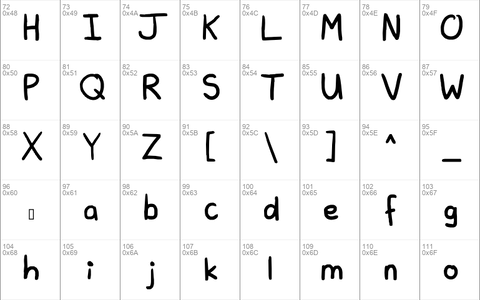 A plainer font