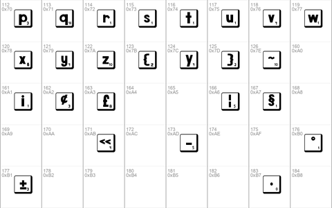 DJB Letter Game Tiles 2