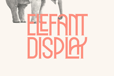 Elefant Display font