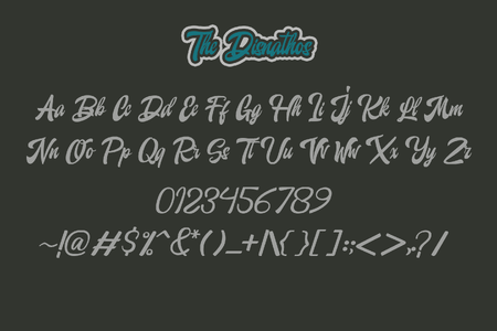 The Disnathos font
