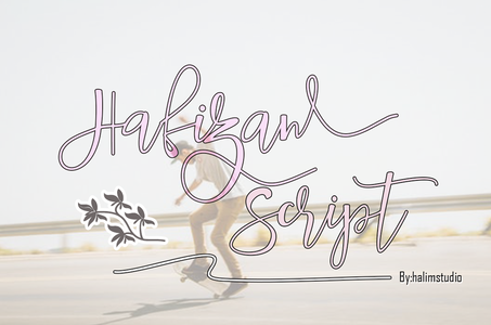 Hafizan Script font