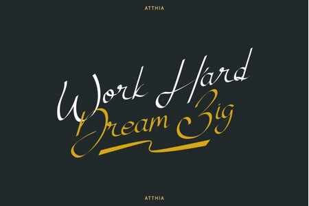 Atthia Demo font